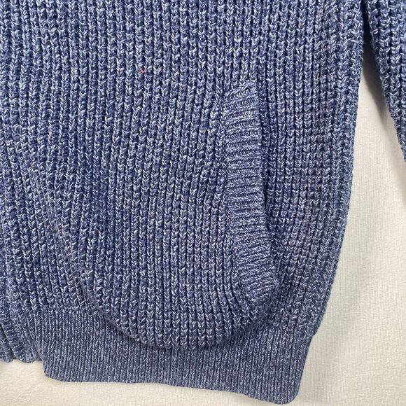 L.L. Bean Organic Cotton Waffle Knit Full Zip Cardigan – Men’s L Tall - Picture 7 of 11